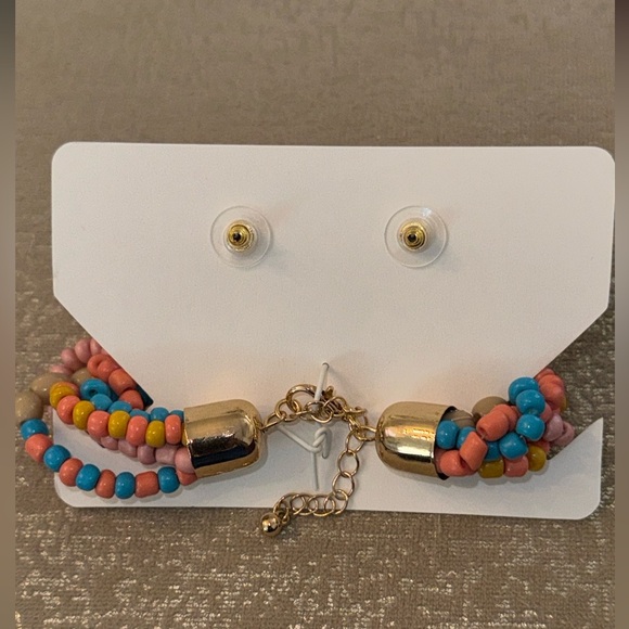 Indigo Authority Monarch Pastel Beaded
Bracelet + Earring Set - Picture 4 of 6